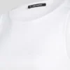 TOP CON CUELLO BARCO Y FRUNCIDOS