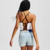 TOP CON TIRANTES Y DETALLES DE RIBETE
