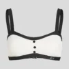 TOP DE BIKINI BANDEAU MONOCROMÁTICO