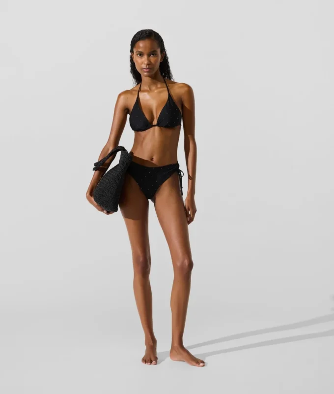 Top de bikini con pedrería Ikon
