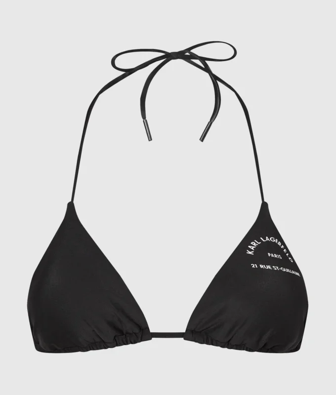 TOP DE BIKINI TRIANGULAR CON Lazos ENVOLVENTES RUE ST-GUILLAUME