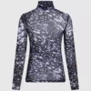 Top de malla con estampado integral
