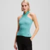 TOP DE PUNTO CON CUELLO HALTER