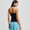 TOP DE PUNTO CON CUELLO HALTER