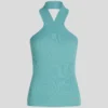 TOP DE PUNTO CON CUELLO HALTER