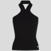 TOP DE PUNTO CON CUELLO HALTER