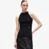 Top halter con pedrería