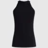 Top halter con pedrería