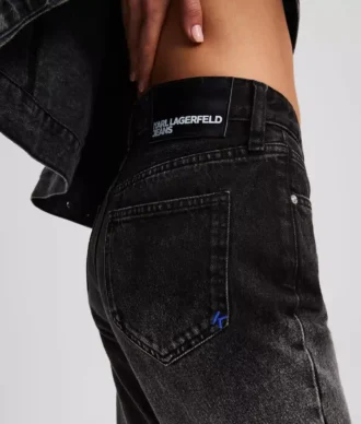 VAQUEROS RECTOS DE TALLA ALTA OMBRÉ
