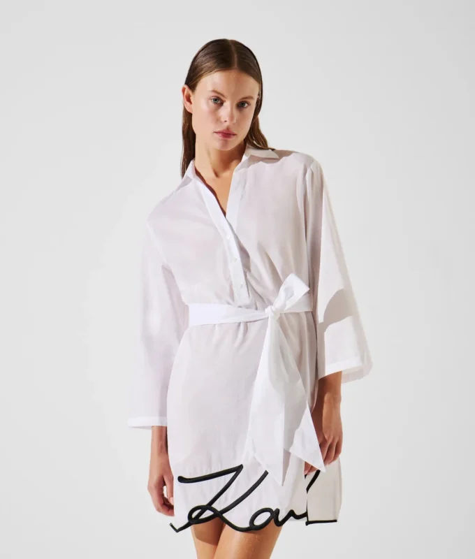 VESTIDO CAMISA DE PLAYA K/SIGNATURE