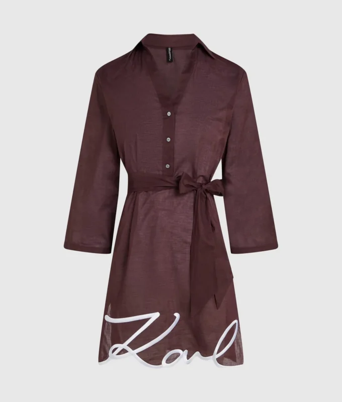 VESTIDO CAMISA DE PLAYA K/SIGNATURE