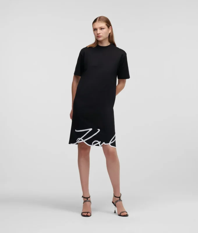 VESTIDO CAMISERA CON DOBLADILLO SIGNATURE