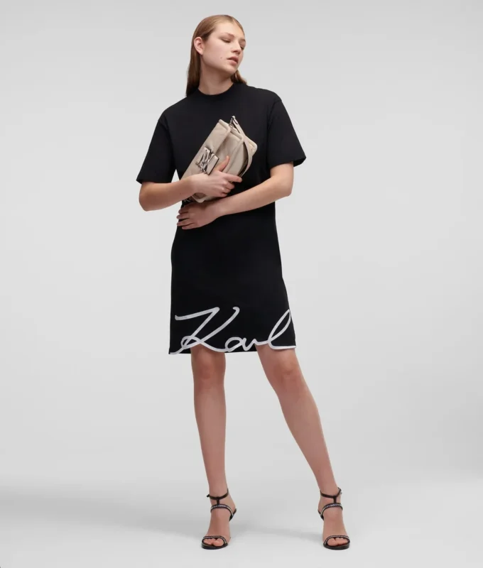 VESTIDO CAMISERA CON DOBLADILLO SIGNATURE