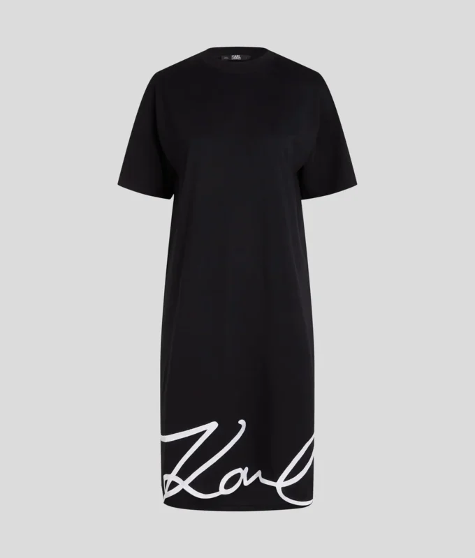 VESTIDO CAMISERA CON DOBLADILLO SIGNATURE