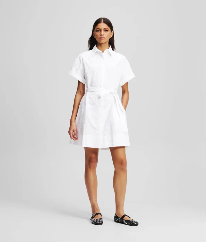 VESTIDO CAMISERO BORDADO