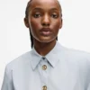 Vestido camisero con letras Karl