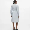 Vestido camisero con letras Karl