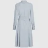 Vestido camisero con letras Karl