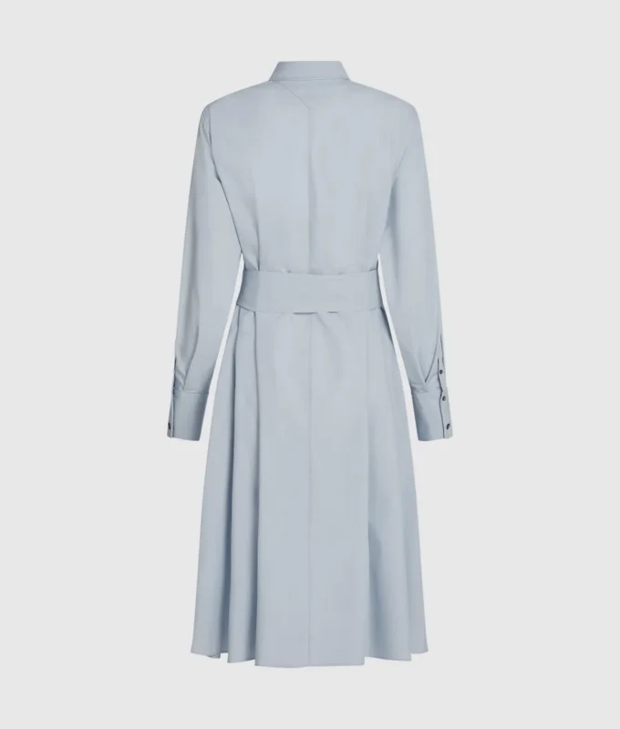 Vestido camisero con letras Karl