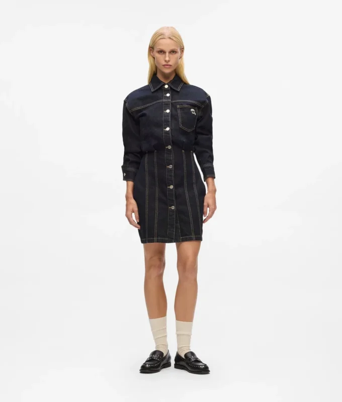Vestido camisero de denim Ikon