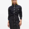 Vestido camisero de denim Ikon