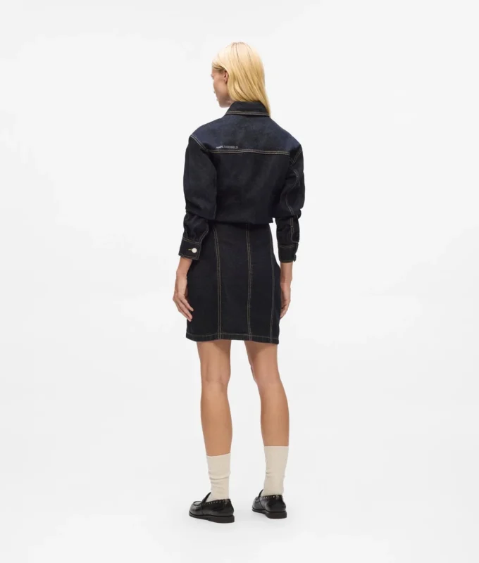 Vestido camisero de denim Ikon