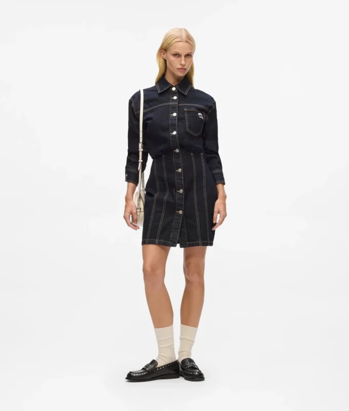 Vestido camisero de denim Ikon