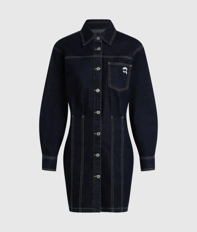 Vestido camisero de denim Ikon