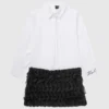 Vestido camisero para niña