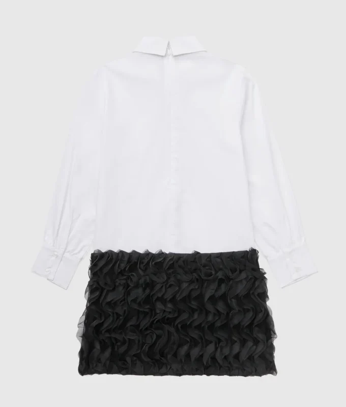 Vestido camisero para niña