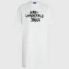 Vestido camiseta con grafiti