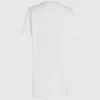 Vestido camiseta con grafiti