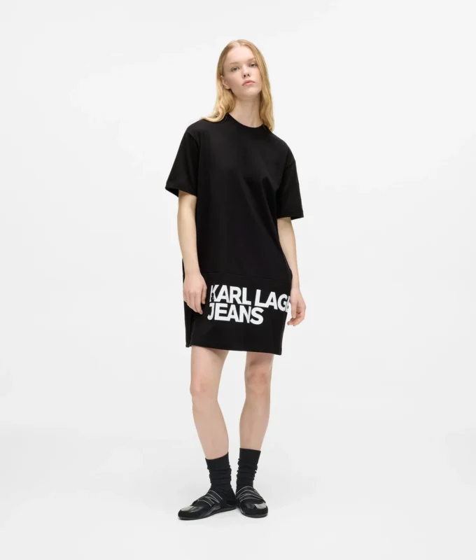 Vestido camiseta con logo