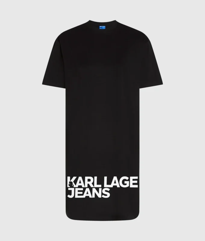 Vestido camiseta con logo