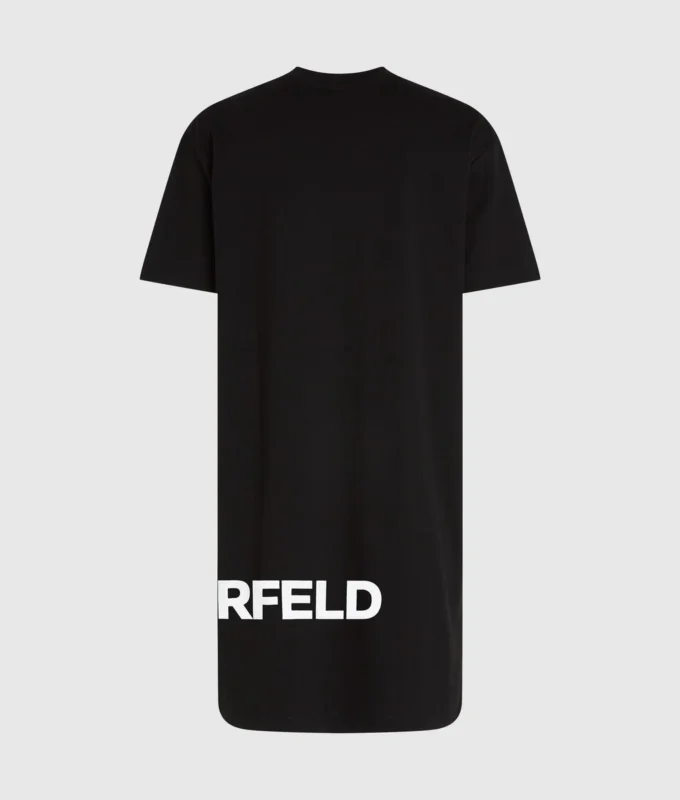 Vestido camiseta con logo