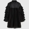 Vestido con mangas con volantes