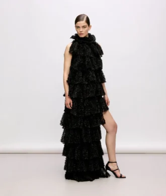 Vestido con volantes KL Studio