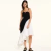 VESTIDO CON VOLANTES KL STUDIO