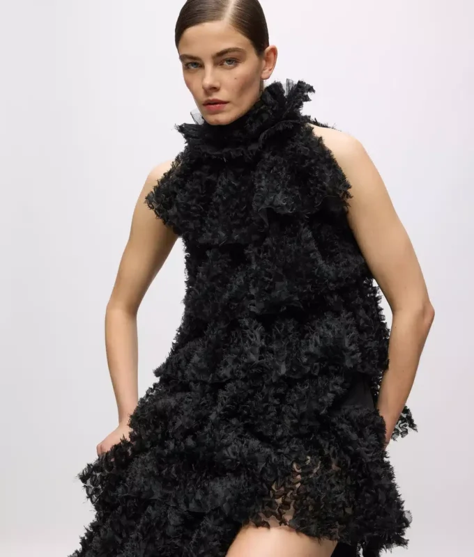 Vestido con volantes KL Studio