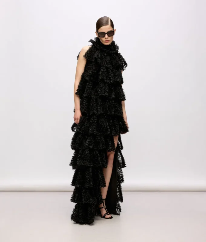 Vestido con volantes KL Studio