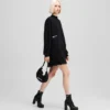 VESTIDO DE CHALECO CON DETALLES DE ENCAJE