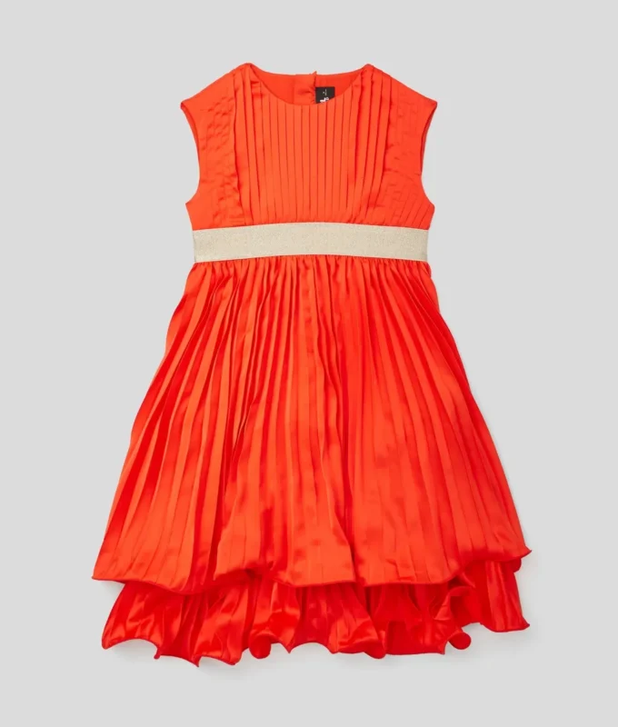 VESTIDO DE FIESTA CON LOGOTIPO PARA NIÑA
