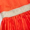 VESTIDO DE FIESTA CON LOGOTIPO PARA NIÑA