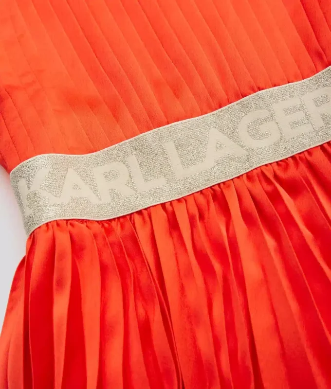 VESTIDO DE FIESTA CON LOGOTIPO PARA NIÑA