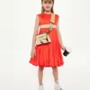 VESTIDO DE FIESTA CON LOGOTIPO PARA NIÑA