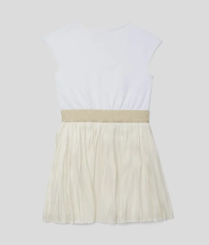 VESTIDO DE FIESTA PLISADO PARA NIÑA
