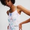 VESTIDO DE MALLA CON ESTAMPADO FLORAL