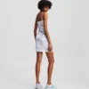 VESTIDO DE MALLA CON ESTAMPADO FLORAL