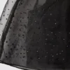 Vestido de malla con pedrería para bebé