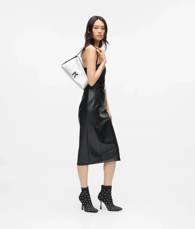 Vestido de piel sintética